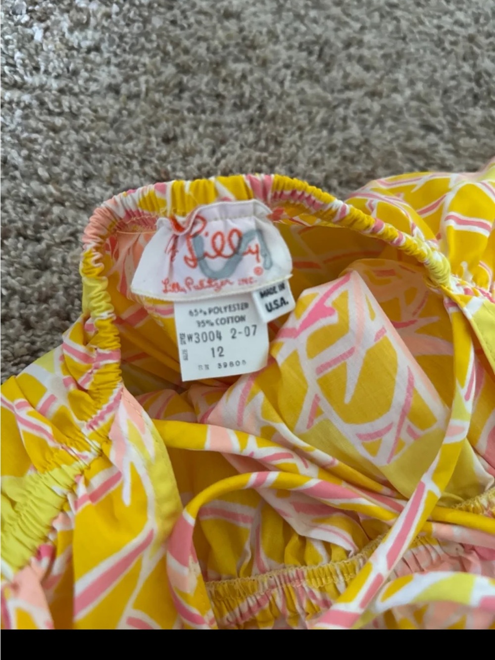 Vintage Lilly Pulitzer “The Lilly” 70’s Vibrant Tropical Print Midi Dress Medium - Picture 10 of 12